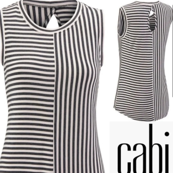 Cabi tank top striped size Medium - Picture 5 of 5